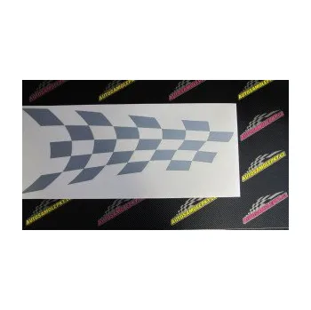 Polep vozidla SAMOLEPKA Šachovnice 024 (10 - červená) NA AUTO, NÁLEPKA, FÓLIE, POLEP, TUNING, VLASTNÍ TEXT, TISK, AUTOSAMOLEPKY.cz, POLEPY, OBRÁZEK, LOGO, SAMOLEPKY