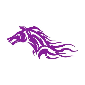 Samolepící dekorace Kůň 078 levá (14 - fialová) SAMOLEPKA NA AUTO, NÁLEPKA, FÓLIE, POLEP, TUNING, VLASTNÍ TEXT, TISK, AUTOSAMOLEPKY.cz, POLEPY, OBRÁZEK, LOGO, 3D STICKERS