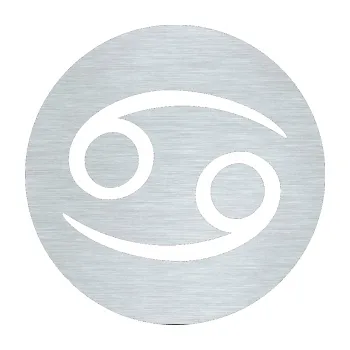 Samolepící dekorace SAMOLEPKA Rak 001 - horoskop (61 - škrábaný hliník) NA AUTO, NÁLEPKA, FÓLIE, POLEP, TUNING, VLASTNÍ TEXT, TISK, AUTOSAMOLEPKY.cz, POLEPY, OBRÁZEK, LOGO, SAMOLEPKY