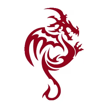 Samolepicí dekorace na vozidlo Dragon 035 pravá (07 - bordó vínová) SAMOLEPKA NA AUTO, NÁLEPKA, FÓLIE, POLEP, TUNING, VLASTNÍ TEXT, TISK, AUTOSAMOLEPKY.cz, POLEPY, OBRÁZEK, LOGO, 3D STICKERS