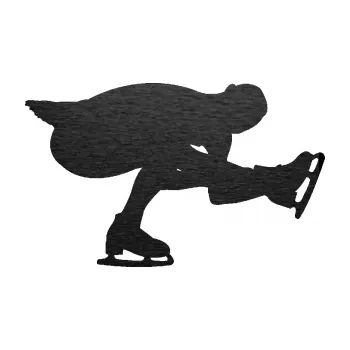 Polep vozidla SAMOLEPKA Krasobruslení 007 pravá krasobruslařka (63 - škrábaný kov černý) NA AUTO, NÁLEPKA, FÓLIE, POLEP, TUNING, VLASTNÍ TEXT, TISK, AUTOSAMOLEPKY.cz, POLEPY, OBRÁZEK, LOGO, SAMOLEPKY