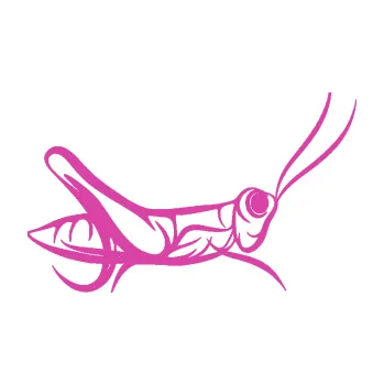 Samolepící dekorace Kobylka 001 pravá (16 - růžová) SAMOLEPKA NA AUTO, NÁLEPKA, FÓLIE, POLEP, TUNING, VLASTNÍ TEXT, TISK, AUTOSAMOLEPKY.cz, POLEPY, OBRÁZEK, LOGO, 3D STICKERS