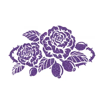 Samolepící dekorace SAMOLEPKA Interiér 004 pravá růže šípková (87 - Ultra Metalic fialová) NA AUTO, NÁLEPKA, FÓLIE, POLEP, TUNING, VLASTNÍ TEXT, TISK, AUTOSAMOLEPKY.cz, POLEPY, OBRÁZEK, LOGO, SAMOLEPKY