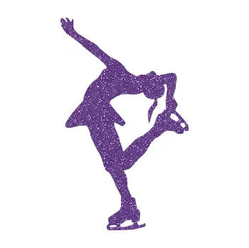 Polep vozidla Krasobruslení 001 levá krasobruslařka (87 - Ultra Metalic fialová) SAMOLEPKA NA AUTO, NÁLEPKA, FÓLIE, POLEP, TUNING, VLASTNÍ TEXT, TISK, AUTOSAMOLEPKY.cz, POLEPY, OBRÁZEK, LOGO, 3D STICKERS