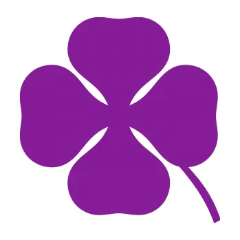 Samolepící dekorace Čtyřlístek 001 pravá (14 - fialová) SAMOLEPKA NA AUTO, NÁLEPKA, FÓLIE, POLEP, TUNING, VLASTNÍ TEXT, TISK, AUTOSAMOLEPKY.cz, POLEPY, OBRÁZEK, LOGO, 3D STICKERS