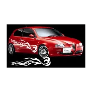 Polep vozidla SAMOLEPKA Samolepka na bok plameny 127 (87 - Ultra Metalic fialová) NA AUTO, NÁLEPKA, FÓLIE, POLEP, TUNING, VLASTNÍ TEXT, TISK, AUTOSAMOLEPKY.cz, POLEPY, OBRÁZEK, LOGO, SAMOLEPKY