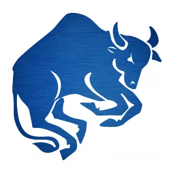 Samolepící dekorace Býk zvěrokruh 005 pravá (65 - škrábaný kov modrý) SAMOLEPKA NA AUTO, NÁLEPKA, FÓLIE, POLEP, TUNING, VLASTNÍ TEXT, TISK, AUTOSAMOLEPKY.cz, POLEPY, OBRÁZEK, LOGO, 3D STICKERS