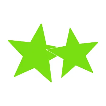 Samolepící dekorace Hvězdy 002 levá spojené (04 - zelená kawasaki) SAMOLEPKA NA AUTO, NÁLEPKA, FÓLIE, POLEP, TUNING, VLASTNÍ TEXT, TISK, AUTOSAMOLEPKY.cz, POLEPY, OBRÁZEK, LOGO, 3D STICKERS