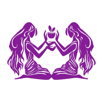 Samolepící dekorace Blíženci 005 (14 - fialová) SAMOLEPKA NA AUTO, NÁLEPKA, FÓLIE, POLEP, TUNING, VLASTNÍ TEXT, TISK, AUTOSAMOLEPKY.cz, POLEPY, OBRÁZEK, LOGO, 3D STICKERS