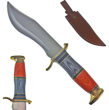 lovecký nůž PAK Pevný lovecký nůž "PREDATOR HUNTER" s koženým pouzdrem