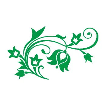 Samolepící dekorace SAMOLEPKA Květina dekor 002 pravá (12 - zelená) NA AUTO, NÁLEPKA, FÓLIE, POLEP, TUNING, VLASTNÍ TEXT, TISK, AUTOSAMOLEPKY.cz, POLEPY, OBRÁZEK, LOGO, SAMOLEPKY