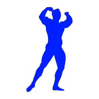 Polep vozidla Kulturista 010 pravá (19 - modrá dynamic) SAMOLEPKA NA AUTO, NÁLEPKA, FÓLIE, POLEP, TUNING, VLASTNÍ TEXT, TISK, AUTOSAMOLEPKY.cz, POLEPY, OBRÁZEK, LOGO, 3D STICKERS