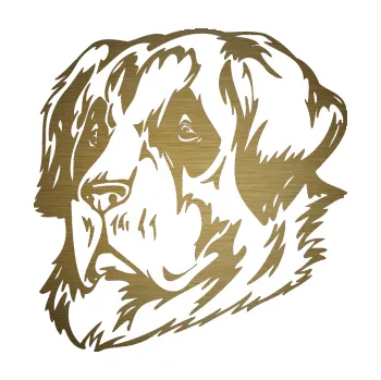 Polep vozidla SAMOLEPKA Pes 042 levá (64 - škrábaný kov zlatý) NA AUTO, NÁLEPKA, FÓLIE, POLEP, TUNING, VLASTNÍ TEXT, TISK, AUTOSAMOLEPKY.cz, POLEPY, OBRÁZEK, LOGO, SAMOLEPKY