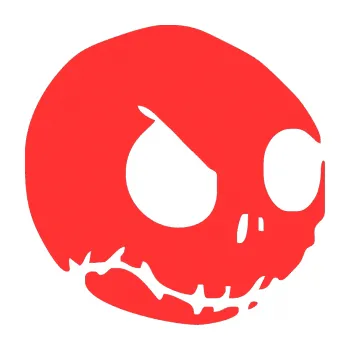 Samolepicí dekorace na vozidlo Halloween 006 pravá (02 - světle červená) SAMOLEPKA NA AUTO, NÁLEPKA, FÓLIE, POLEP, TUNING, VLASTNÍ TEXT, TISK, AUTOSAMOLEPKY.cz, POLEPY, OBRÁZEK, LOGO, 3D STICKERS