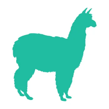 Samolepící dekorace SAMOLEPKA Lama 002 pravá alpaka (25 - tyrkysová) NA AUTO, NÁLEPKA, FÓLIE, POLEP, TUNING, VLASTNÍ TEXT, TISK, AUTOSAMOLEPKY.cz, POLEPY, OBRÁZEK, LOGO, SAMOLEPKY