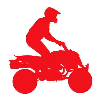 Samolepící dekorace SAMOLEPKA Čtyřkolka 004 pravá (10 - červená) NA AUTO, NÁLEPKA, FÓLIE, POLEP, TUNING, VLASTNÍ TEXT, TISK, AUTOSAMOLEPKY.cz, POLEPY, OBRÁZEK, LOGO, SAMOLEPKY