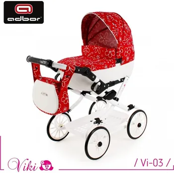 Kočárek pro panenku Kočárek pro panenky Adbor Viki Vi-03