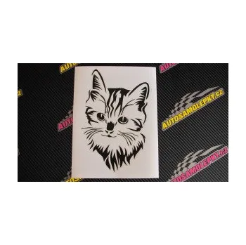 Samolepící dekorace SAMOLEPKA Kočka 018 levá (17 - šedá) NA AUTO, NÁLEPKA, FÓLIE, POLEP, TUNING, VLASTNÍ TEXT, TISK, AUTOSAMOLEPKY.cz, POLEPY, OBRÁZEK, LOGO, SAMOLEPKY