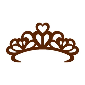 Samolepící dekorace Čelenka se srdíčky (15 - hnědá) SAMOLEPKA NA AUTO, NÁLEPKA, FÓLIE, POLEP, TUNING, VLASTNÍ TEXT, TISK, AUTOSAMOLEPKY.cz, POLEPY, OBRÁZEK, LOGO, 3D STICKERS