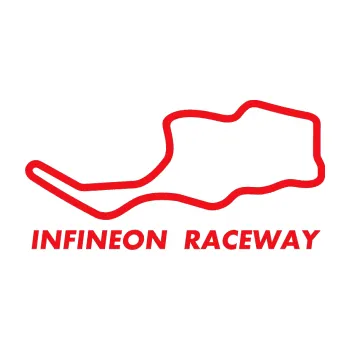 Samolepící dekorace SAMOLEPKA Okruh Infineon Raceway (10 - červená) NA AUTO, NÁLEPKA, FÓLIE, POLEP, TUNING, VLASTNÍ TEXT, TISK, AUTOSAMOLEPKY.cz, POLEPY, OBRÁZEK, LOGO, SAMOLEPKY