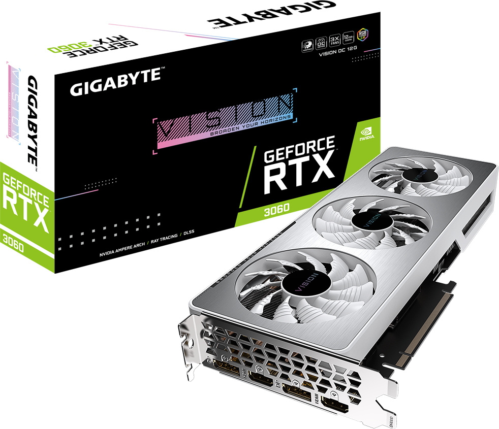 Gigabyte GeForce RTX 3060 Vision (GV-N3060VISION OC-12GD)