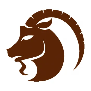 Samolepící dekorace SAMOLEPKA Kozoroh 002 levá (15 - hnědá) NA AUTO, NÁLEPKA, FÓLIE, POLEP, TUNING, VLASTNÍ TEXT, TISK, AUTOSAMOLEPKY.cz, POLEPY, OBRÁZEK, LOGO, SAMOLEPKY