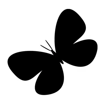 Samolepící dekorace SAMOLEPKA Motýl 005 levá (01 - černá) NA AUTO, NÁLEPKA, FÓLIE, POLEP, TUNING, VLASTNÍ TEXT, TISK, AUTOSAMOLEPKY.cz, POLEPY, OBRÁZEK, LOGO, SAMOLEPKY