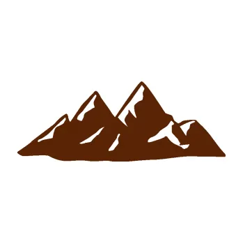 Samolepící dekorace Krajina hory 014 pravá (15 - hnědá) SAMOLEPKA NA AUTO, NÁLEPKA, FÓLIE, POLEP, TUNING, VLASTNÍ TEXT, TISK, AUTOSAMOLEPKY.cz, POLEPY, OBRÁZEK, LOGO, 3D STICKERS