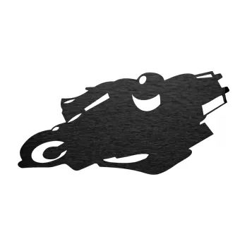 Samolepící dekorace SAMOLEPKA Motorka 007 levá silniční motorky (63 - škrábaný kov černý) NA AUTO, NÁLEPKA, FÓLIE, POLEP, TUNING, VLASTNÍ TEXT, TISK, AUTOSAMOLEPKY.cz, POLEPY, OBRÁZEK, LOGO, SAMOLEPKY