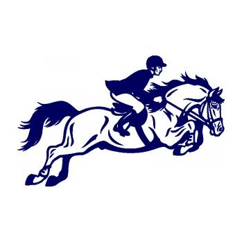 Samolepící dekorace SAMOLEPKA Kůň 059 pravá jezdec na koni parkur (23 - tmavě modrá) NA AUTO, NÁLEPKA, FÓLIE, POLEP, TUNING, VLASTNÍ TEXT, TISK, AUTOSAMOLEPKY.cz, POLEPY, OBRÁZEK, LOGO, SAMOLEPKY