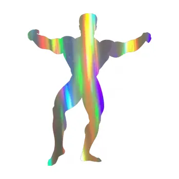 Polep vozidla Kulturista 008 levá (93 - Holografická) SAMOLEPKA NA AUTO, NÁLEPKA, FÓLIE, POLEP, TUNING, VLASTNÍ TEXT, TISK, AUTOSAMOLEPKY.cz, POLEPY, OBRÁZEK, LOGO, 3D STICKERS