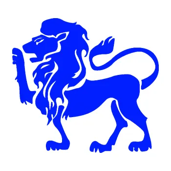 Samolepící dekorace SAMOLEPKA Lev zvěrokruh 005 levá (19 - modrá dynamic) NA AUTO, NÁLEPKA, FÓLIE, POLEP, TUNING, VLASTNÍ TEXT, TISK, AUTOSAMOLEPKY.cz, POLEPY, OBRÁZEK, LOGO, SAMOLEPKY