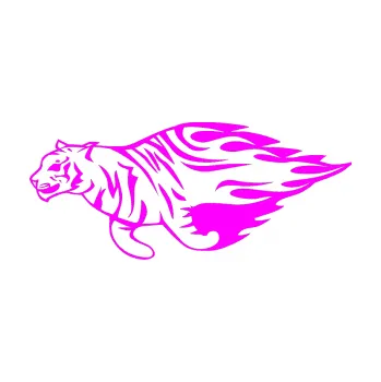 Samolepicí dekorace na vozidlo SAMOLEPKA Animal flames 021 levá tygr (72 - Fluorescentní růžová) NA AUTO, NÁLEPKA, FÓLIE, POLEP, TUNING, VLASTNÍ TEXT, TISK, AUTOSAMOLEPKY.cz, POLEPY, OBRÁZEK, LOGO, SAMOLEPKY