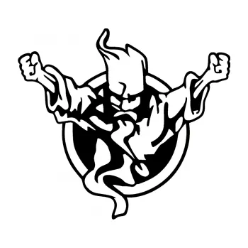 Samolepicí dekorace na vozidlo Duch 001 levá (01 - černá) SAMOLEPKA NA AUTO, NÁLEPKA, FÓLIE, POLEP, TUNING, VLASTNÍ TEXT, TISK, AUTOSAMOLEPKY.cz, POLEPY, OBRÁZEK, LOGO, 3D STICKERS