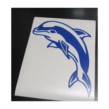 Samolepící dekorace Delfín 001 levá (17 - šedá) SAMOLEPKA NA AUTO, NÁLEPKA, FÓLIE, POLEP, TUNING, VLASTNÍ TEXT, TISK, AUTOSAMOLEPKY.cz, POLEPY, OBRÁZEK, LOGO, 3D STICKERS