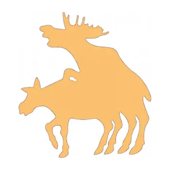 Samolepící dekorace SAMOLEPKA Losí láska 002 levá (08 - béžová) NA AUTO, NÁLEPKA, FÓLIE, POLEP, TUNING, VLASTNÍ TEXT, TISK, AUTOSAMOLEPKY.cz, POLEPY, OBRÁZEK, LOGO, SAMOLEPKY