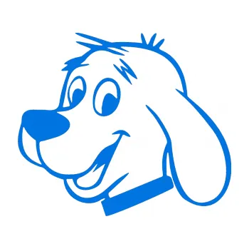 Polep vozidla Pes 051 levá (11 - modrá oceán) SAMOLEPKA NA AUTO, NÁLEPKA, FÓLIE, POLEP, TUNING, VLASTNÍ TEXT, TISK, AUTOSAMOLEPKY.cz, POLEPY, OBRÁZEK, LOGO, 3D STICKERS