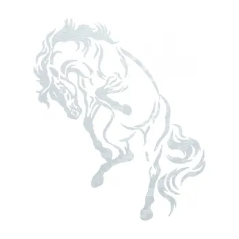 Samolepící dekorace SAMOLEPKA Kůň 047 levá (51 - 3D karbon bílý) NA AUTO, NÁLEPKA, FÓLIE, POLEP, TUNING, VLASTNÍ TEXT, TISK, AUTOSAMOLEPKY.cz, POLEPY, OBRÁZEK, LOGO, SAMOLEPKY