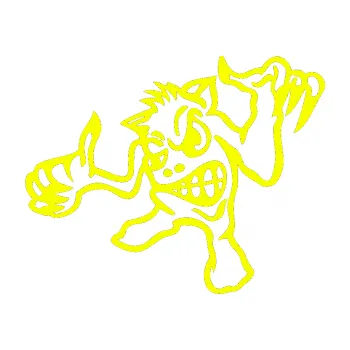 Samolepicí dekorace na vozidlo Formelák levá (70 - Fluorescentní žlutá) SAMOLEPKA NA AUTO, NÁLEPKA, FÓLIE, POLEP, TUNING, VLASTNÍ TEXT, TISK, AUTOSAMOLEPKY.cz, POLEPY, OBRÁZEK, LOGO, 3D STICKERS