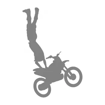 Samolepící dekorace Motorka 019 pravá motokros freestyle akrobacie na motorce (17 - šedá) SAMOLEPKA NA AUTO, NÁLEPKA, FÓLIE, POLEP, TUNING, VLASTNÍ TEXT, TISK, AUTOSAMOLEPKY.cz, POLEPY, OBRÁZEK, LOGO, 3D STICKERS