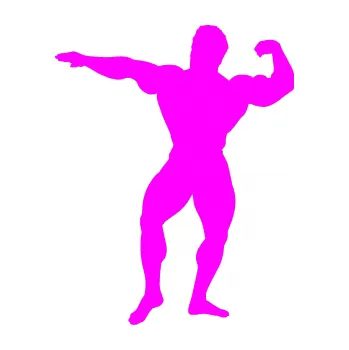 Polep vozidla Kulturista 013 levá (72 - Fluorescentní růžová) SAMOLEPKA NA AUTO, NÁLEPKA, FÓLIE, POLEP, TUNING, VLASTNÍ TEXT, TISK, AUTOSAMOLEPKY.cz, POLEPY, OBRÁZEK, LOGO, 3D STICKERS