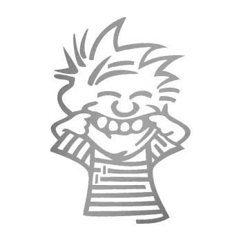 Autodoplněk Samolepka na auto Boy vysmátej pravá (42 - stříbrná metalíza) NÁLEPKA, FÓLIE, POLEPY, TUNING, VLASTNÍ TEXT, TISK, AUTOSAMOLEPKY.cz, SAMOLEPKY, OBRÁZEK, LOGO, VÝROBA, PRODEJ