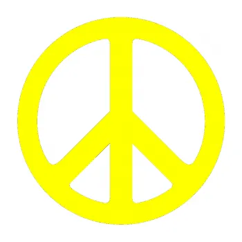 samolepka Hippies 001 (05 - žlutá citron) SAMOLEPKA NA AUTO, NÁLEPKA, FÓLIE, POLEP, TUNING, VLASTNÍ TEXT, TISK, AUTOSAMOLEPKY.cz, POLEPY, OBRÁZEK, LOGO, 3D STICKERS