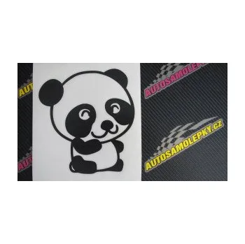 Samolepící dekorace SAMOLEPKA Panda 002 pravá (10 - červená) NA AUTO, NÁLEPKA, FÓLIE, POLEP, TUNING, VLASTNÍ TEXT, TISK, AUTOSAMOLEPKY.cz, POLEPY, OBRÁZEK, LOGO, SAMOLEPKY