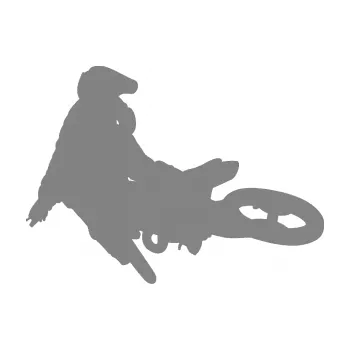 Samolepící dekorace Motorka 028 levá motokros (17 - šedá) SAMOLEPKA NA AUTO, NÁLEPKA, FÓLIE, POLEP, TUNING, VLASTNÍ TEXT, TISK, AUTOSAMOLEPKY.cz, POLEPY, OBRÁZEK, LOGO, 3D STICKERS