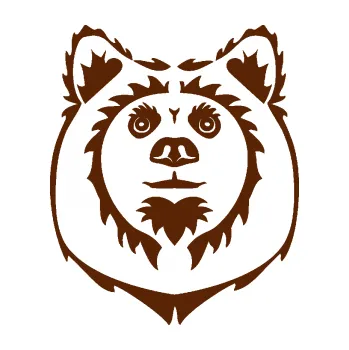 Samolepící dekorace Medvěd 004 (15 - hnědá) SAMOLEPKA NA AUTO, NÁLEPKA, FÓLIE, POLEP, TUNING, VLASTNÍ TEXT, TISK, AUTOSAMOLEPKY.cz, POLEPY, OBRÁZEK, LOGO, 3D STICKERS