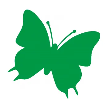 Samolepící dekorace Motýl 007 pravá (12 - zelená) SAMOLEPKA NA AUTO, NÁLEPKA, FÓLIE, POLEP, TUNING, VLASTNÍ TEXT, TISK, AUTOSAMOLEPKY.cz, POLEPY, OBRÁZEK, LOGO, 3D STICKERS