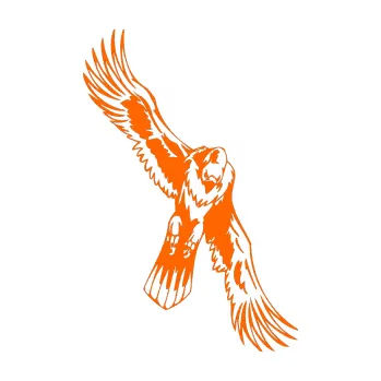 Samolepicí dekorace na vozidlo Predators 035 pravá (73 - Fluorescentní oranžová) SAMOLEPKA NA AUTO, NÁLEPKA, FÓLIE, POLEP, TUNING, VLASTNÍ TEXT, TISK, AUTOSAMOLEPKY.cz, POLEPY, OBRÁZEK, LOGO, 3D STICKERS