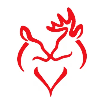 Samolepící dekorace SAMOLEPKA Jelen laň láska pravá (10 - červená) NA AUTO, NÁLEPKA, FÓLIE, POLEP, TUNING, VLASTNÍ TEXT, TISK, AUTOSAMOLEPKY.cz, POLEPY, OBRÁZEK, LOGO, SAMOLEPKY