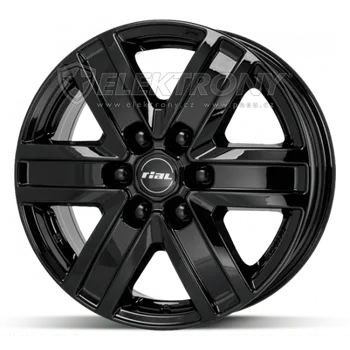 Alu kolo Rial Transporter 6 Black 7x17 6x130 ET57